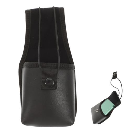 CALLARON Walkie-Talkie-Gürteltasche Hüfttasche Männer Handyhalter Handytasche für Handy Handyständer Radio Wandertasche Fitness-Handytasche Funktasche Multifunktion Halterung Lederetui Eva von CALLARON