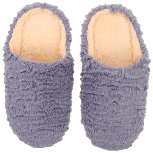 CALLARON Warme Geräuscharme Unisex Hausschuhe mit Weicher Rutschfester Sohle für Holzfußböden Atmungsaktiv und Ganzjährig Geeignet von CALLARON