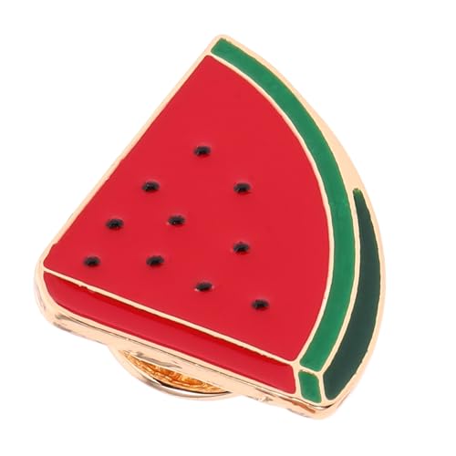CALLARON Wassermelonen Brosche aus Zinklegierung Leichter Anstecker für Cardigans Pullover Kleider Vielseitig Einsetzbarer Schmuck für Damen und Mädchen von CALLARON