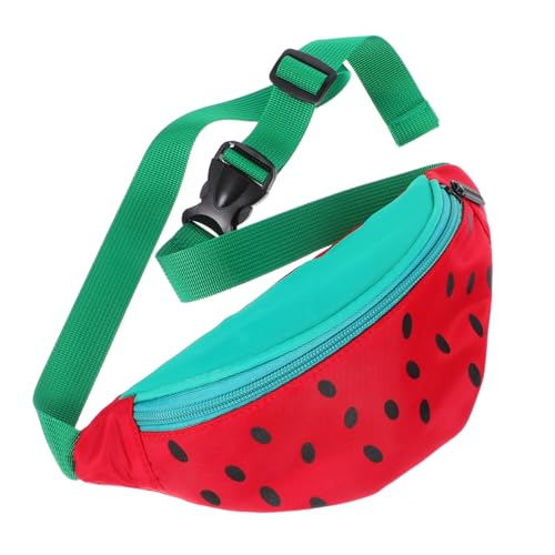 CALLARON Wassermelonen Umhängetasche für Niedliche Strapazierfähige Nylon Geldbörse mit Praktischem Stauraum Flexibel Tragbar als Schulter oder Crossbody Bag für Mädchen und Jungen von CALLARON