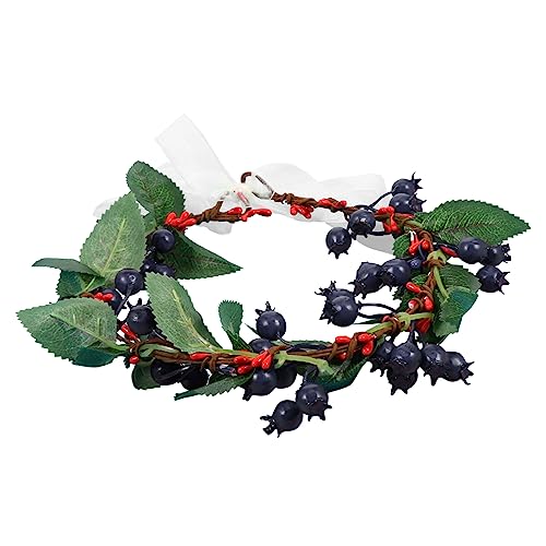 CALLARON Weihnachtlicher Beeren Blumenkranz Haarschmuck Stirnband für Damen Mädchen Stoffmaterial Langlebig Komfortabel für Weihnachtsfeier Festival Fotoshooting Vielseitig Kombinierbar CALLARON Weihnachtlicher Beeren Blumenkranz Haarschmuck Stirnband für Damen Mädchen Stoffmaterial Langlebig Komfortabel für Weihnachtsfeier Festival Fotoshooting Vielseitig Kombinierbar von CALLARON