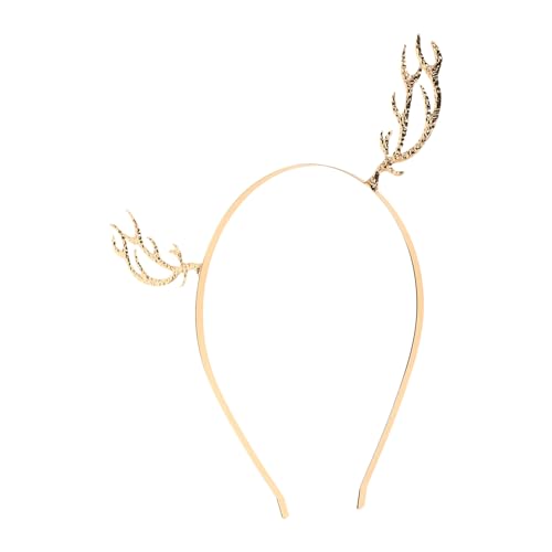 CALLARON Weihnachts Stirnband Rentiergeweih Haarreif mit Strass für Partys und Cosplay Robuste Vielseitig Einsetzbar Festliche Farben für Einen Festlichen Look von CALLARON