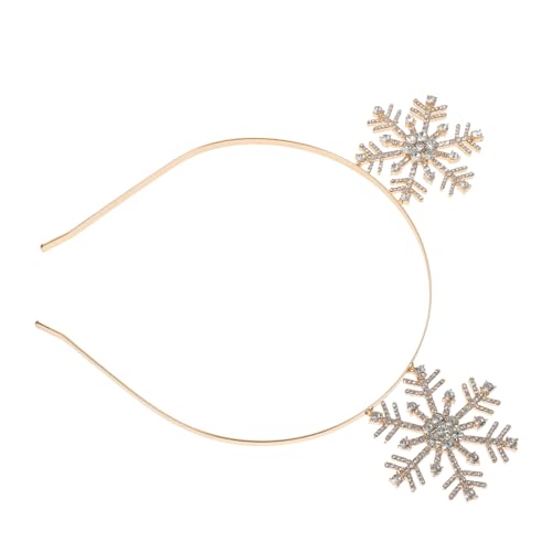 CALLARON Weihnachts Stirnband mit Strasssteinen Dekoratives Haarschmuck für Vielseitiges Headband für Feste Cosplay und Partys Einzigartiges Design für Feiertagsfeiern von CALLARON