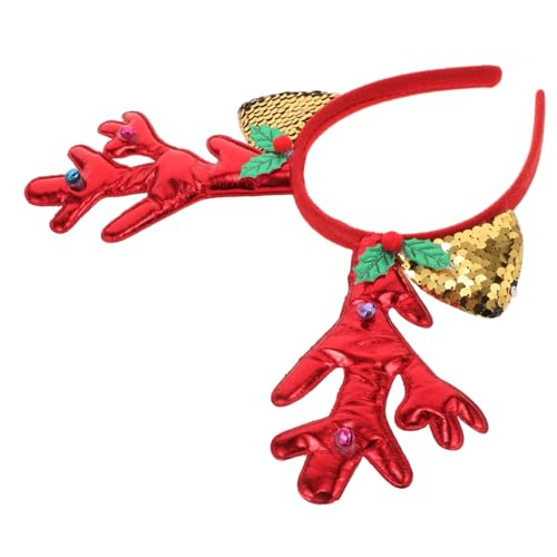 CALLARON Kreatives Stirnband Mit Geweih Für Weihnachten Lustiges Haarschmuck-accessoire Für Frauen Leicht Zu Tragen Robustes Plastik Für Festliche Anlässe Und Feiertagskostüme von CALLARON