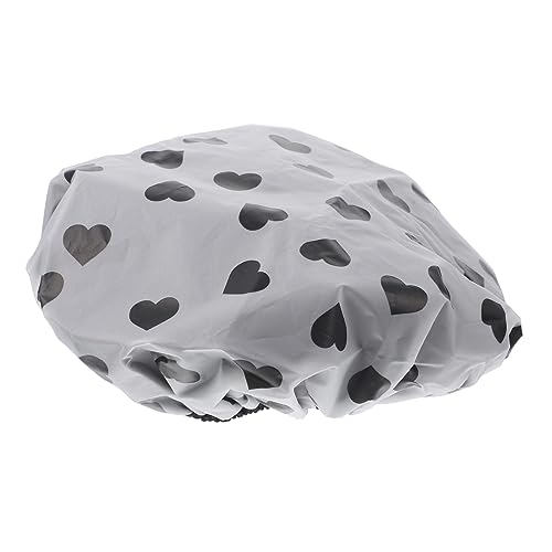 CALLARON Duschmütze Aus Peva Mit Satin-futter Wiederverwendbar Große Duschkappe Für Damen Mit Langem Haar Schützt Haare Beim Duschen Bequemer Sitz von CALLARON