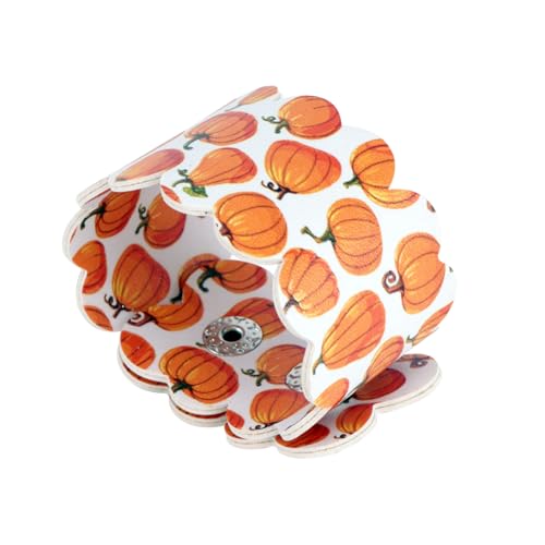 CALLARON Blumenarmband Mit Lederhandseil Und Gewebtem Armreif Kürbisweberei-design Armdekoration Für Damen Und Herren von CALLARON