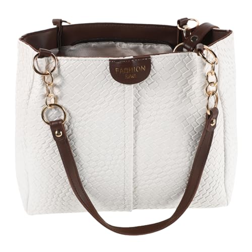 CALLARON Handgewebte Damen-umhängetasche Aus Pu-material Mit Tragehenkel Modische Schultertasche Mit Mehreren Taschen Ergonomische Riemen Für Bequemes Tragen Für Alltag von CALLARON