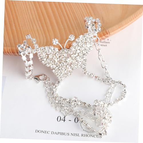 CALLARON Wunderschönes Fußkettchen Damen mit Funkelnden Strasssteinen Verstellbare Fußkette Schmuck für Hochzeit Strand und Alltag Zartes Fußhänger Accessoire für Braut und Freunde von CALLARON