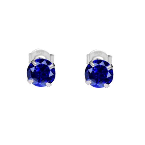 CALLARON Zirkonia Ohrstecker für Mädchen Blaue Ohrringe Kupfer Weißgold Beschichtet Hautfreundlich Alltag Party Schmuck CALLARON Zirkonia Ohrstecker für Mädchen Blaue Ohrringe Kupfer Weißgold Beschichtet Hautfreundlich Alltag Party Schmuck von CALLARON
