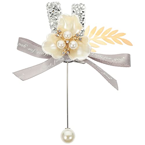 CALLARON Brooch Flower Brosche Für Braut Und Brautjungfer Hochzeitsdekoration Elegante Ansteckblume Für Besondere Anlässe Hochzeitsaccessoire Für Stilvolle Frauen von CALLARON
