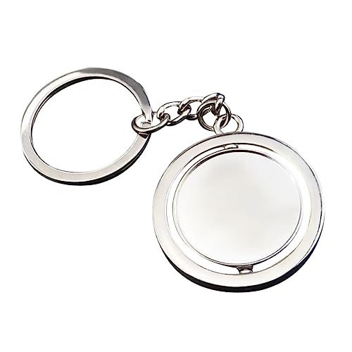 CALLARON Runder Metall-schlüsselanhänger Stilvolles Design Robustes Material Für Taschen Und Schlüssel Für An Familie Und Freunde von CALLARON