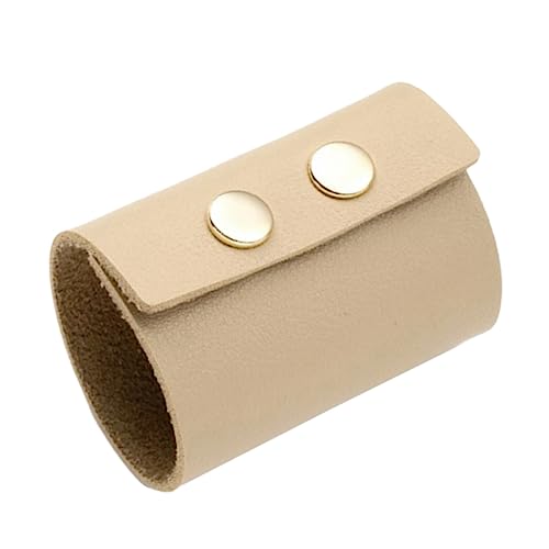 CALLARON Mädchen Leder Haargummis Pferdeschwanzhalter Leder Haarhalter Mädchen Haarband Frauen Kopfschmuck Haarspange Für Damen Und Mit Dickem Haar Für Party Und Alltag von CALLARON