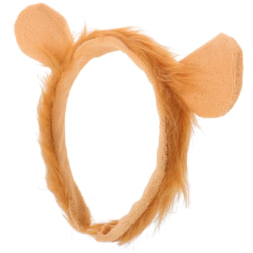 CALLARON halloween kopfschmuck halloween kopfbedeckung Plüsch-Stirnband Tier-Cosplay-Ohren Haarbänder Halloween-Stofftier -Accessoires-Kostüm Ohren Stirnband Erwachsener Zubehör von CALLARON