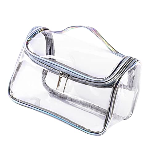 CALLARON wasserdichte Transparente Kosmetiktasche Aus PVC Reise-Organizer Für Körperpflegeartikel Großes Fassungsvermögen Tragbar Für Damen Und Herren von CALLARON