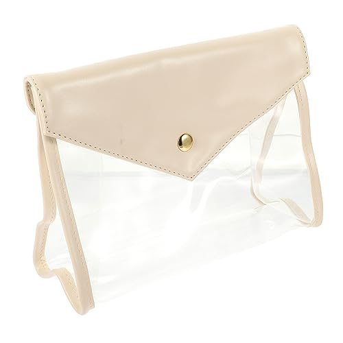 CALLARON wasserdichte Transparente Kosmetiktasche Aus Praktische Reiseaufbewahrung Für Make Up Und Toilettenartikel Für Männer Und Familien Großvolumig Milchweiß von CALLARON