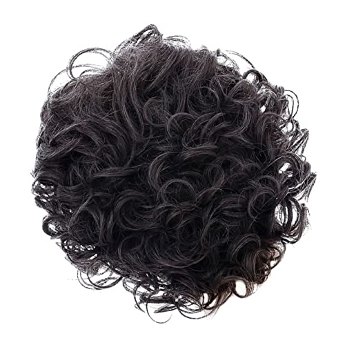 Kurze Flauschige Perücke für Damen Lockige Kunsthaarperücke Elastisches Haarnetz Bequem und Hautfreundlich für Partys und Alltagsanlässe Modischer Look für Jede Gelegenheit von CALLARON