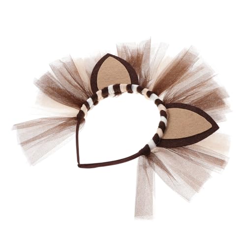 CALLARON Lion Kostüm Haarreif für Kinder Kreative Kopfbedeckung für Cosplay Party Leicht Rutschfest für Fasching und Karneval von CALLARON