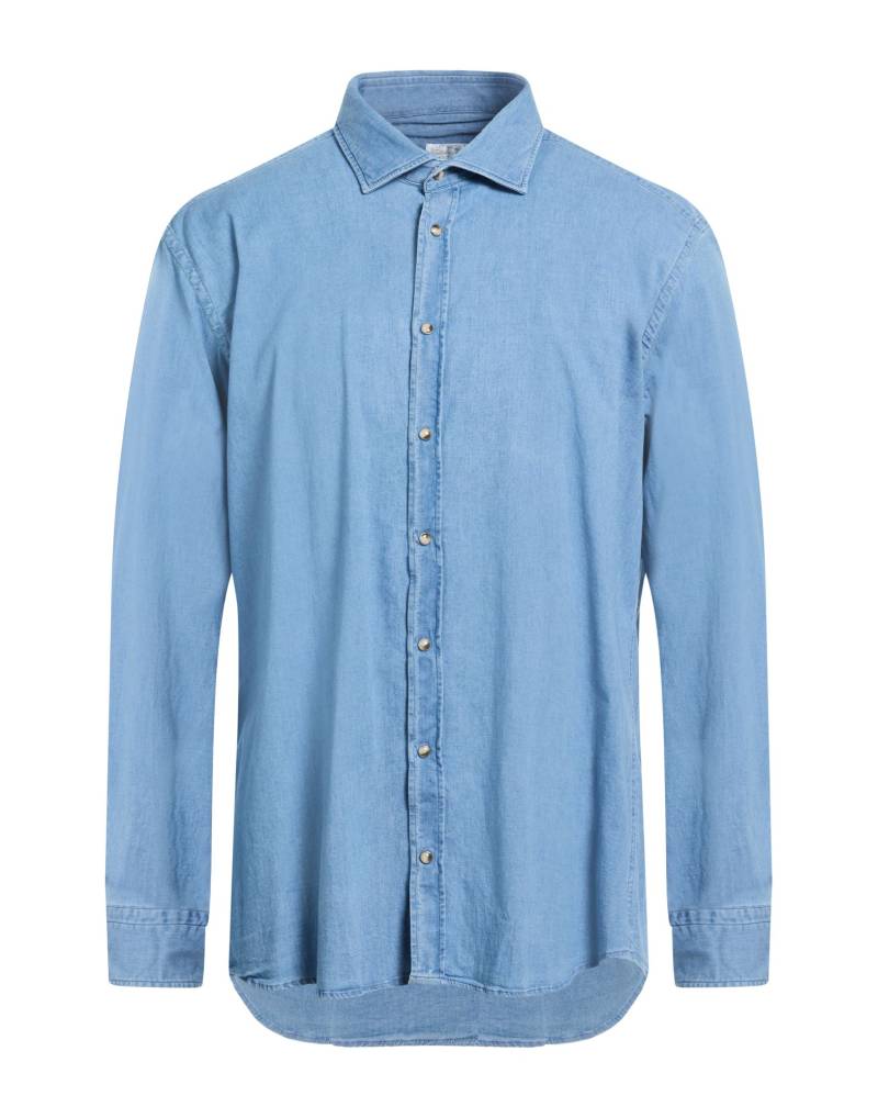 CALLISTO CAMPORA Jeanshemd Herren Blau von CALLISTO CAMPORA