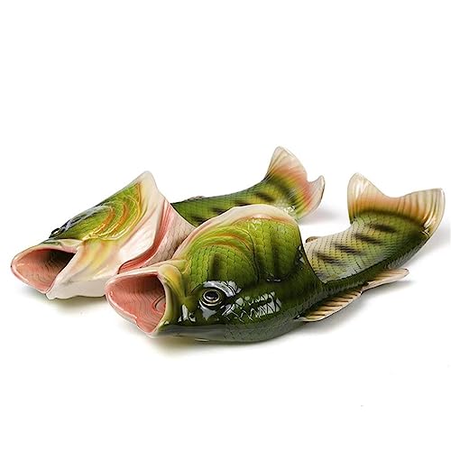 CALLOVE Sandalen Tricky Fisch Hausschuhe Kreative Fisch Stil Strand Schuhe Simulation Fisch Strand Hausschuhe（40-41） von CALLOVE
