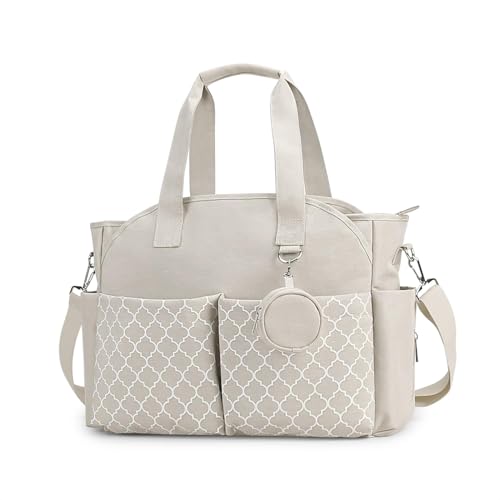 CALLOVE Wickeltasche mit Wickelstation, multifunktionale Babytasche mit verstellbarem Schultergurt CALLOVE Wickeltasche mit Wickelstation, multifunktionale Babytasche mit verstellbarem Schultergurt von CALLOVE