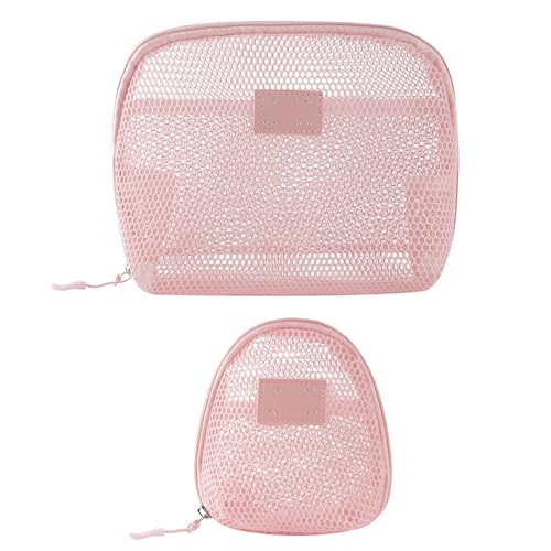 2er Set Zip Beutel Flugzeug, Urlaub Must Haves Kosmetiktasche Klein, Reise Kulturbeutel Klein, Multifunktional Kulturtasche, Zipper Beutel, Kleiner Kulturbeutel, Kosmetiktasche Damen (a) von CALLYSONIC