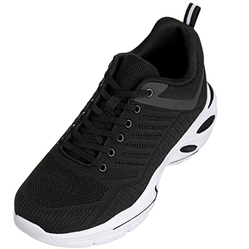 CALTO Herren unsichtbare Höhenerhöhung Schuhe – super leichte sportliche Sneaker – 6,6 cm größer, Schwarz, 39.5 EU CALTO Herren unsichtbare Höhenerhöhung Schuhe – super leichte sportliche Sneaker – 6,6 cm größer, Schwarz, 39.5 EU von CALTO
