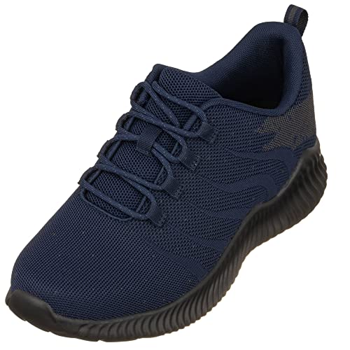 CALTO Herren-Schuhe, unsichtbar, höhensteigend, ultraleicht, sportlich, 6,6 cm größer, Blau, 43 EU von CALTO