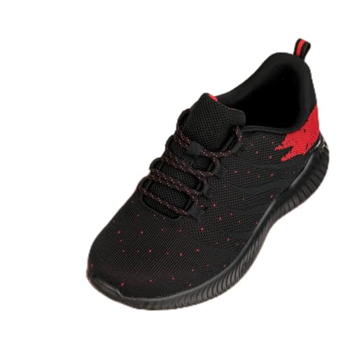 CALTO Herren unsichtbare Höhensteiger-Schuhe – Ultra leichte sportliche Sneakers – 6,6 cm größer, Schwarz (schwarz), 43 EU von CALTO