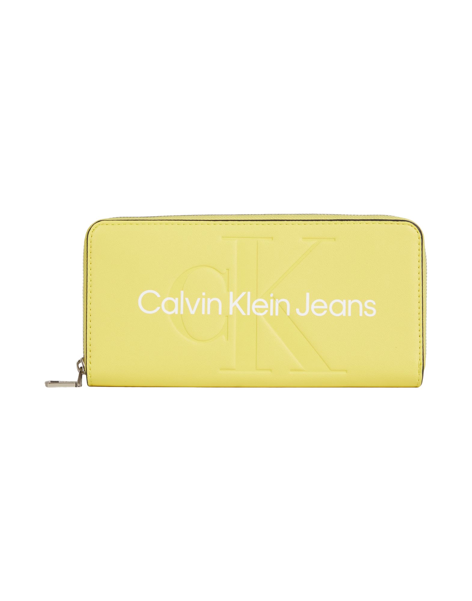 CALVIN KLEIN JEANS Brieftasche Damen Gelb von CALVIN KLEIN JEANS