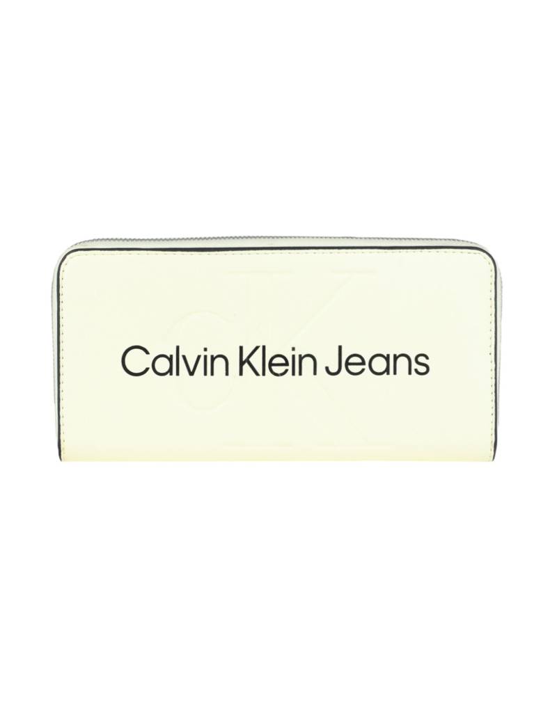 CALVIN KLEIN JEANS Brieftasche Damen Pastellgelb von CALVIN KLEIN JEANS