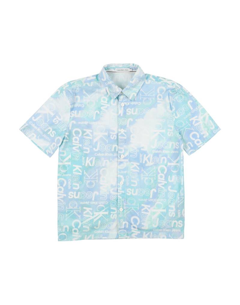 CALVIN KLEIN JEANS Hemd Kinder Himmelblau von CALVIN KLEIN JEANS