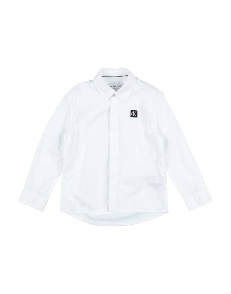 CALVIN KLEIN JEANS Hemd Kinder Weiß von CALVIN KLEIN JEANS