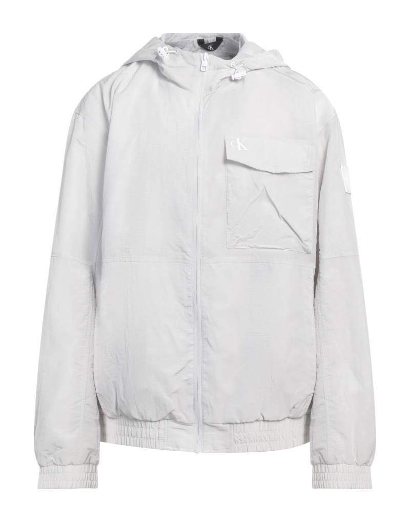 CALVIN KLEIN JEANS Jacke & Anorak Herren Hellgrau von CALVIN KLEIN JEANS
