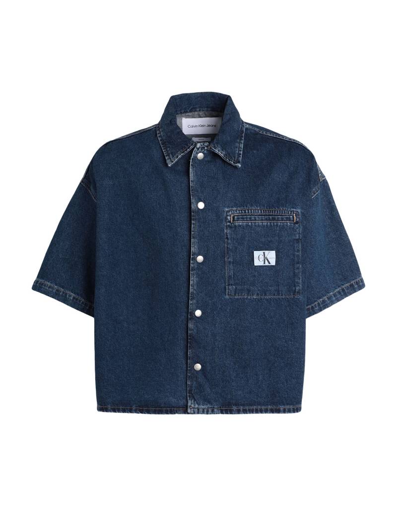 CALVIN KLEIN JEANS Jeanshemd Herren Blau von CALVIN KLEIN JEANS