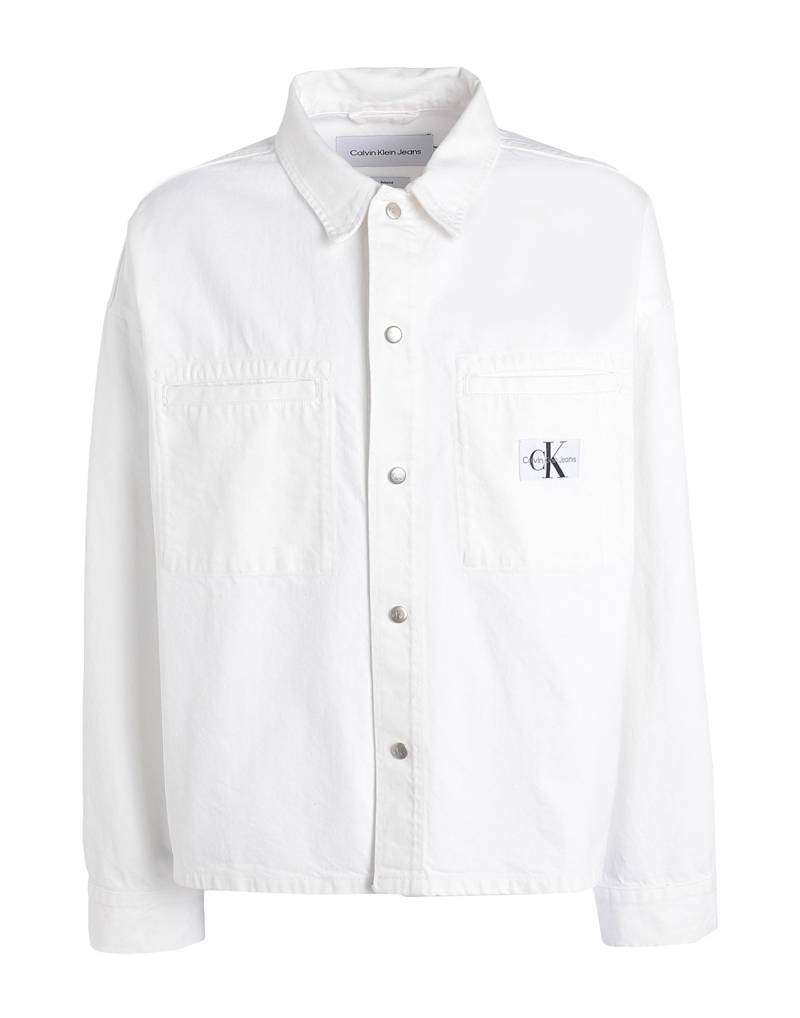 CALVIN KLEIN JEANS Jeanshemd Herren Weiß von CALVIN KLEIN JEANS