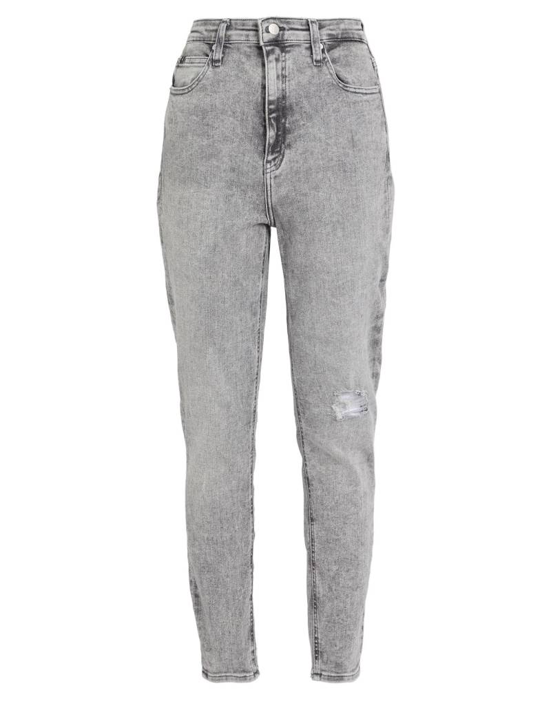 CALVIN KLEIN JEANS Jeanshose Damen Hellgrau CALVIN KLEIN JEANS Jeanshose Damen Hellgrau von CALVIN KLEIN JEANS