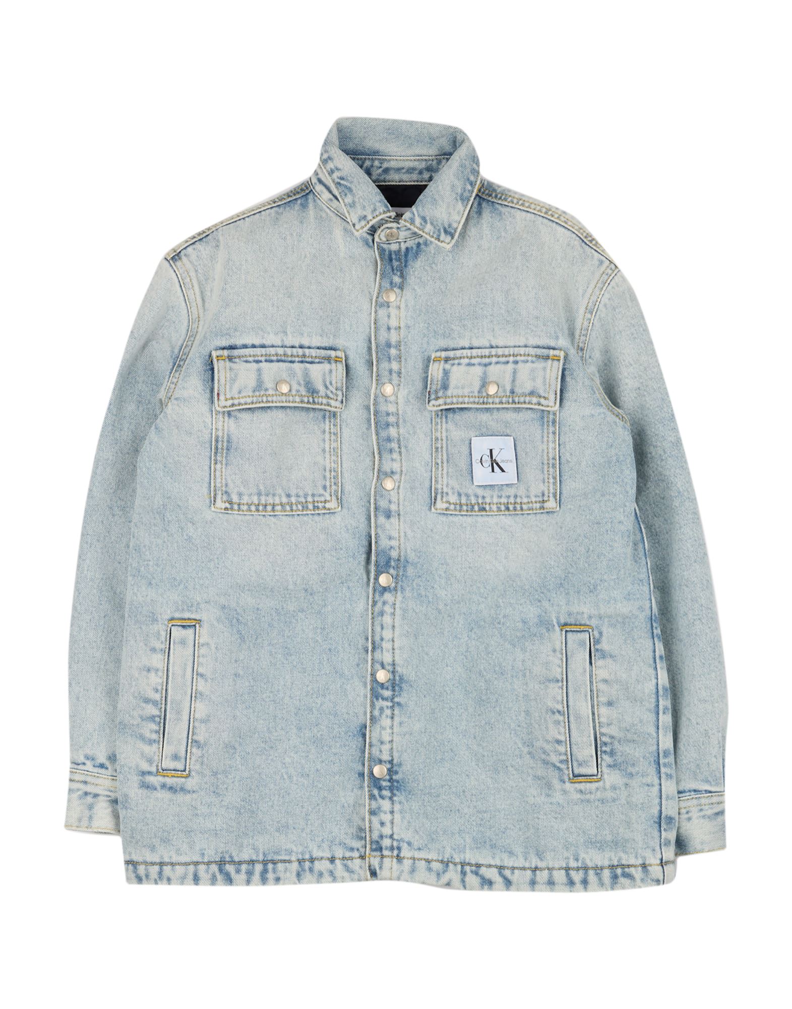 CALVIN KLEIN JEANS Jeansjacke/-mantel Kinder Blau von CALVIN KLEIN JEANS