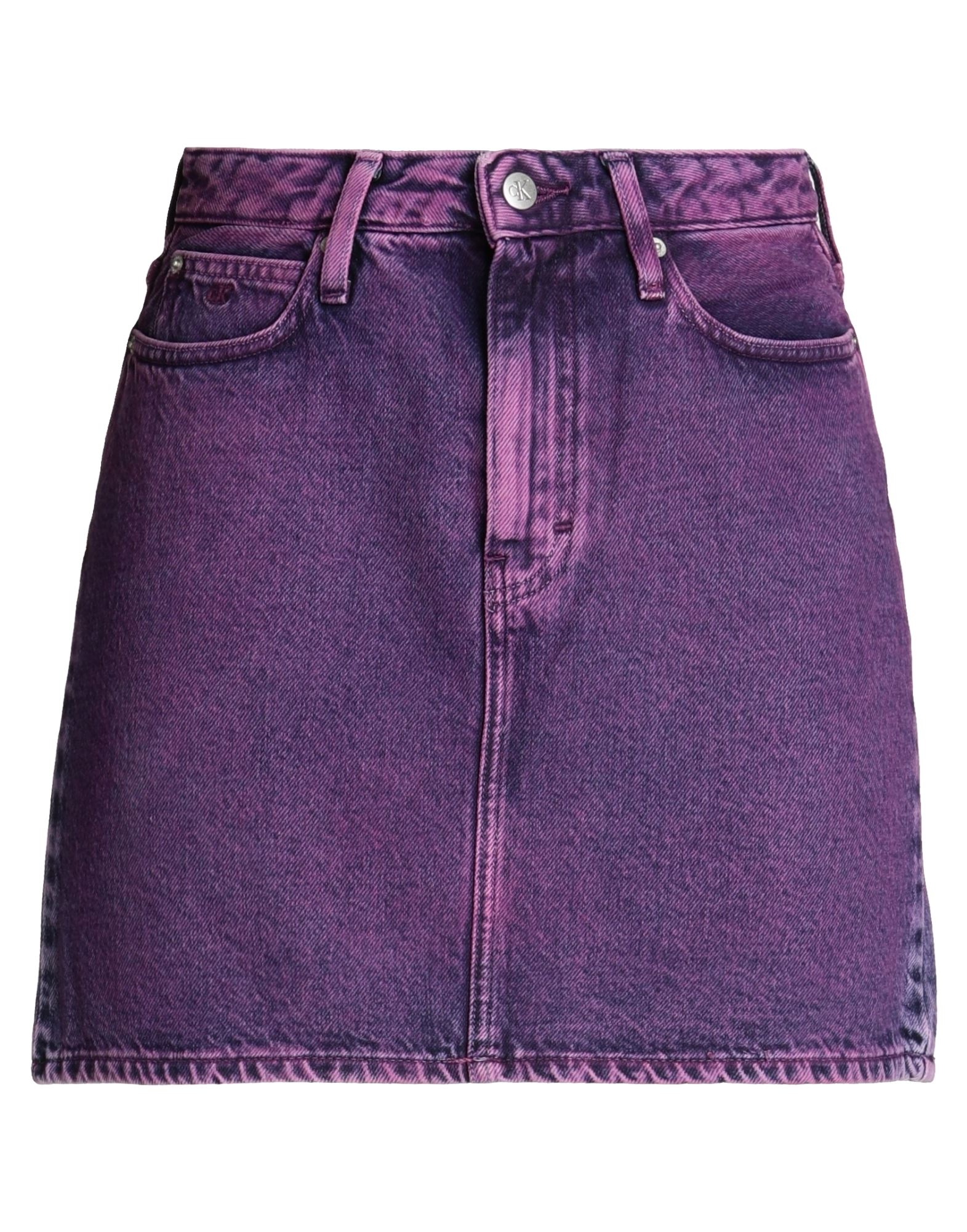 CALVIN KLEIN JEANS Jeansrock Damen Violett von CALVIN KLEIN JEANS