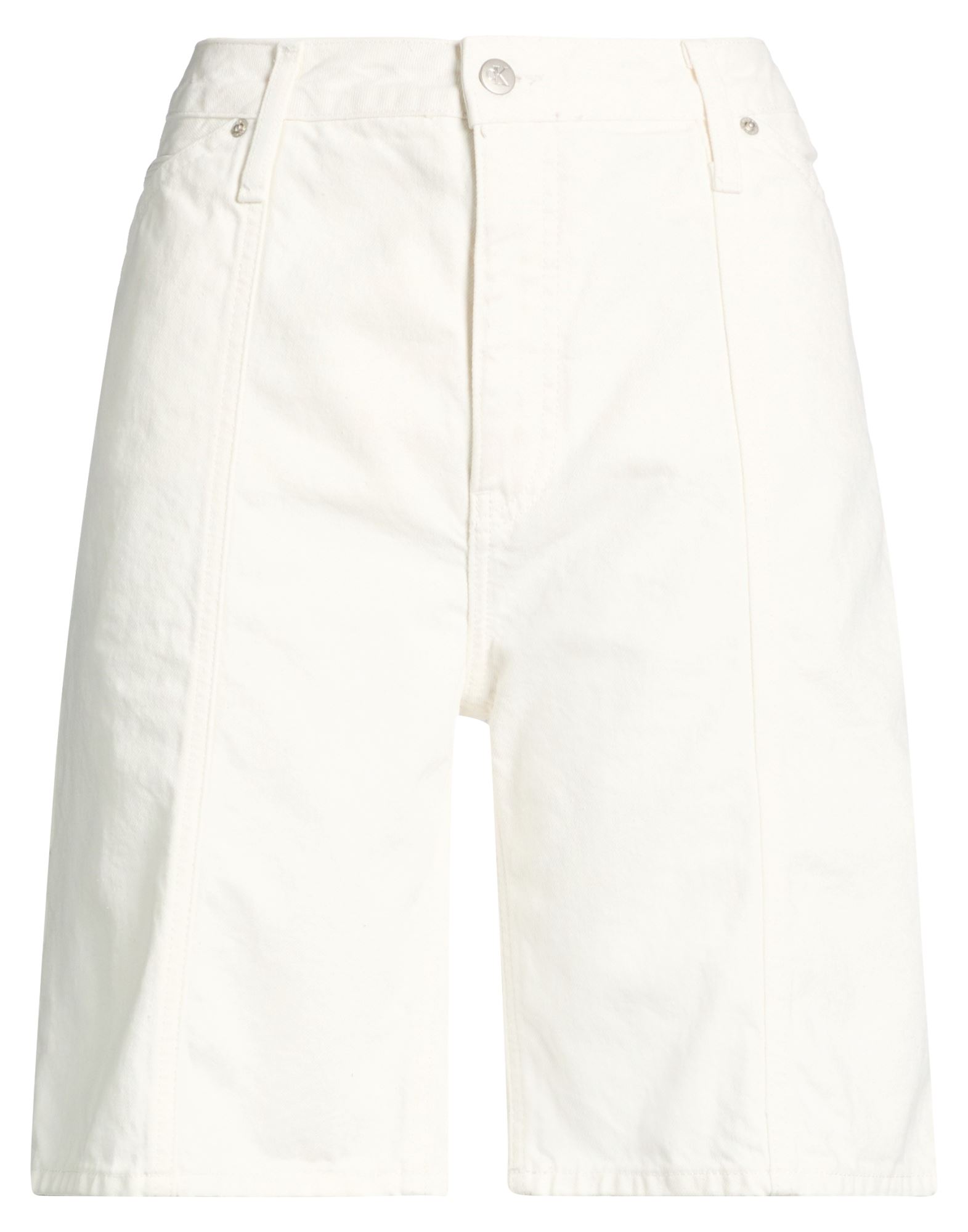 CALVIN KLEIN JEANS Jeansshorts Damen Weiß von CALVIN KLEIN JEANS