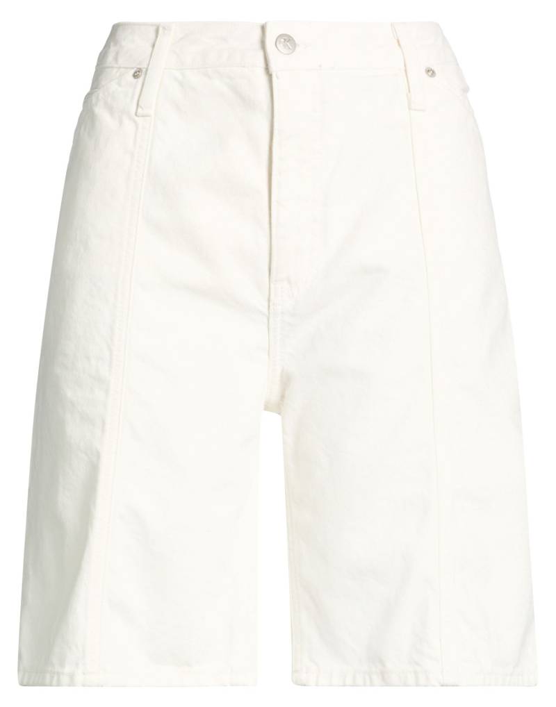 CALVIN KLEIN JEANS Jeansshorts Damen Weiß von CALVIN KLEIN JEANS
