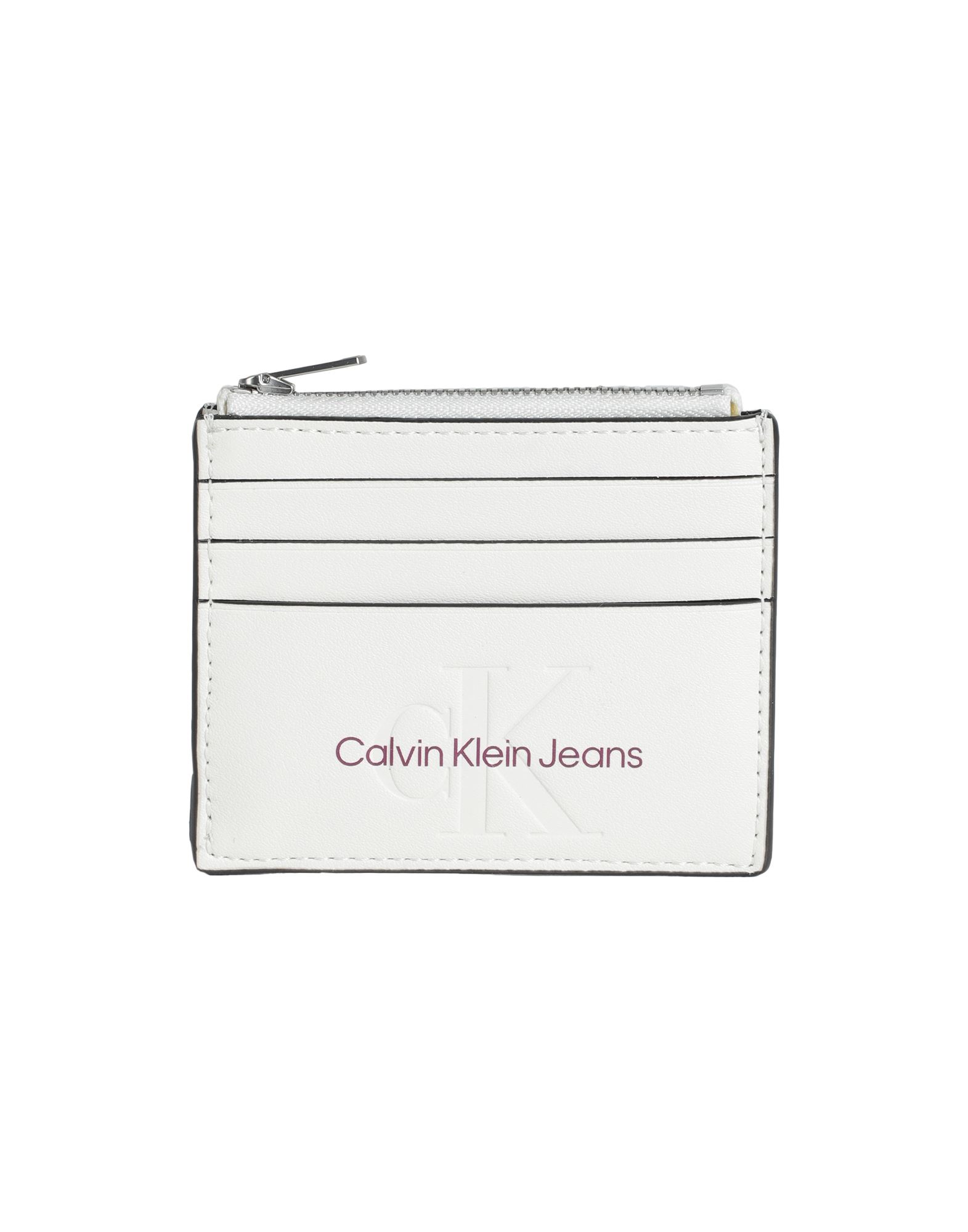 CALVIN KLEIN JEANS Portemonnaie Damen Off white von CALVIN KLEIN JEANS