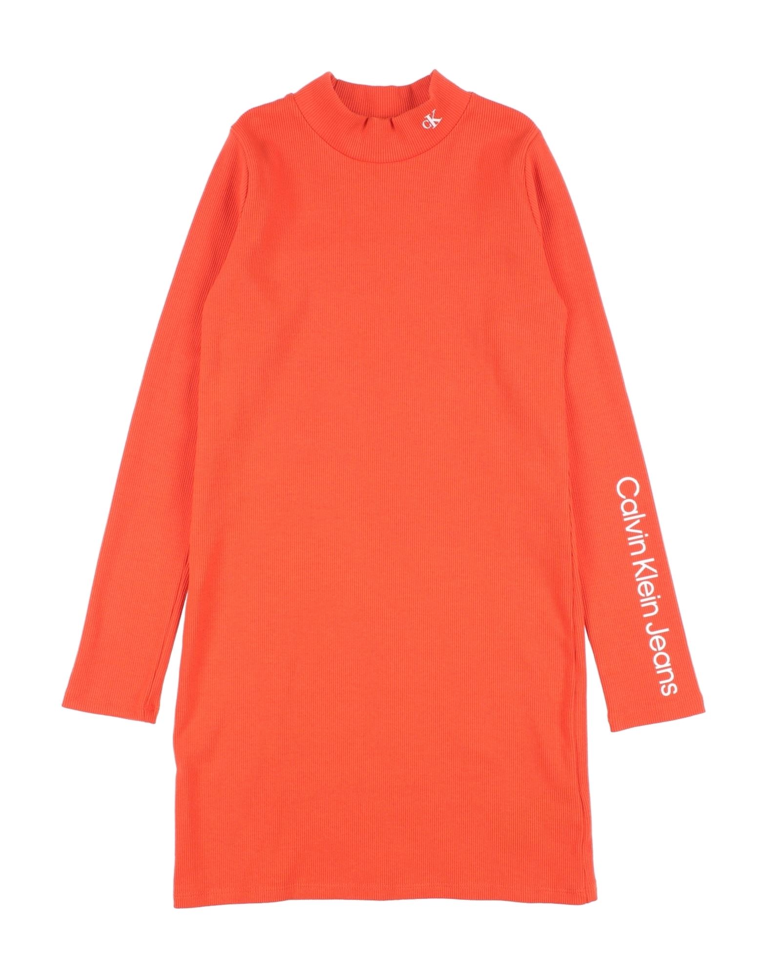 CALVIN KLEIN JEANS Kinderkleid Kinder Orange von CALVIN KLEIN JEANS