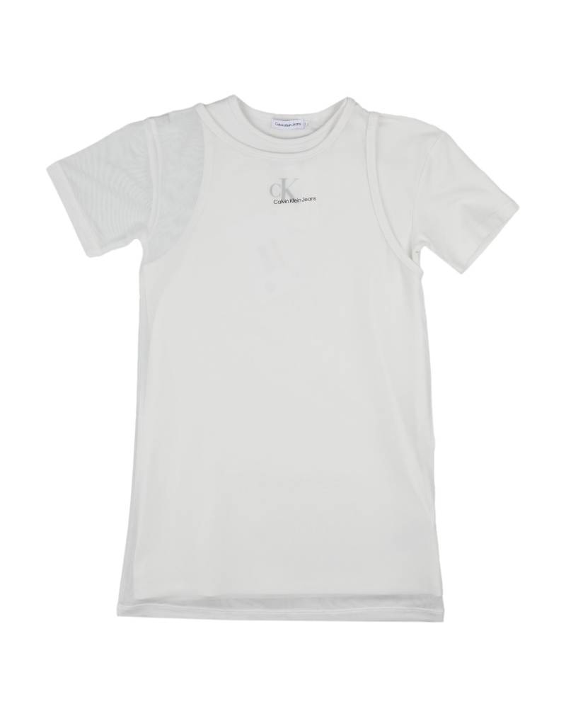 CALVIN KLEIN JEANS Kinderkleid Kinder Weiß von CALVIN KLEIN JEANS