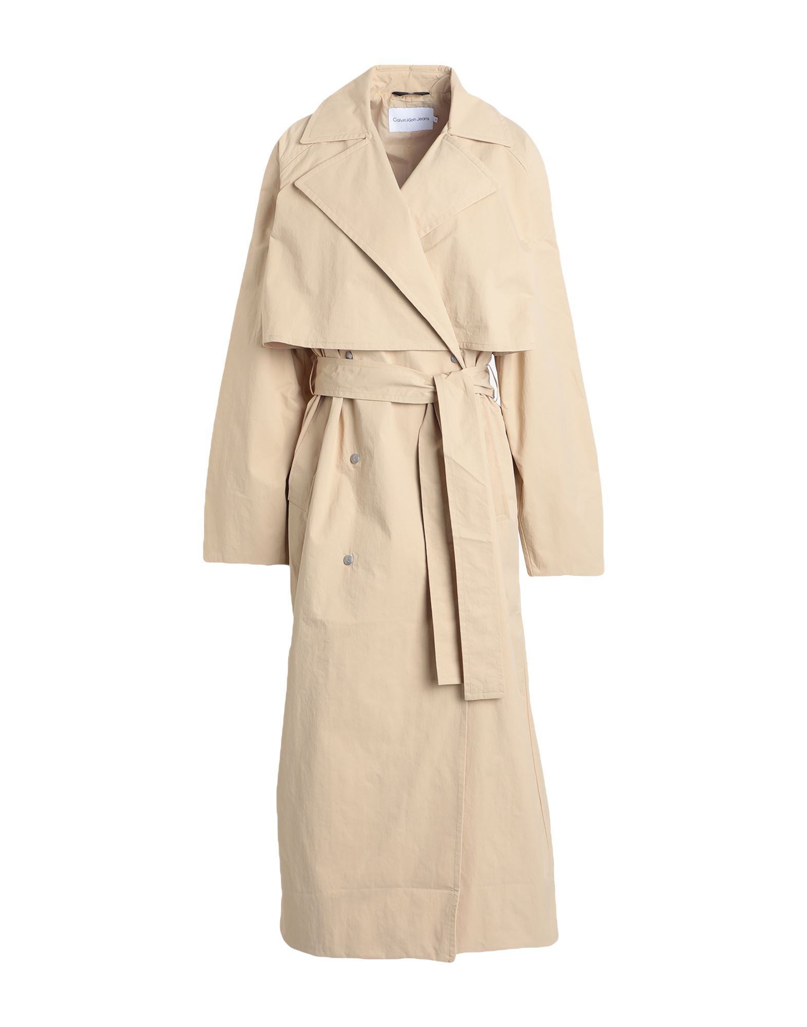 CALVIN KLEIN JEANS Jacke, Mantel & Trenchcoat Damen Beige von CALVIN KLEIN JEANS