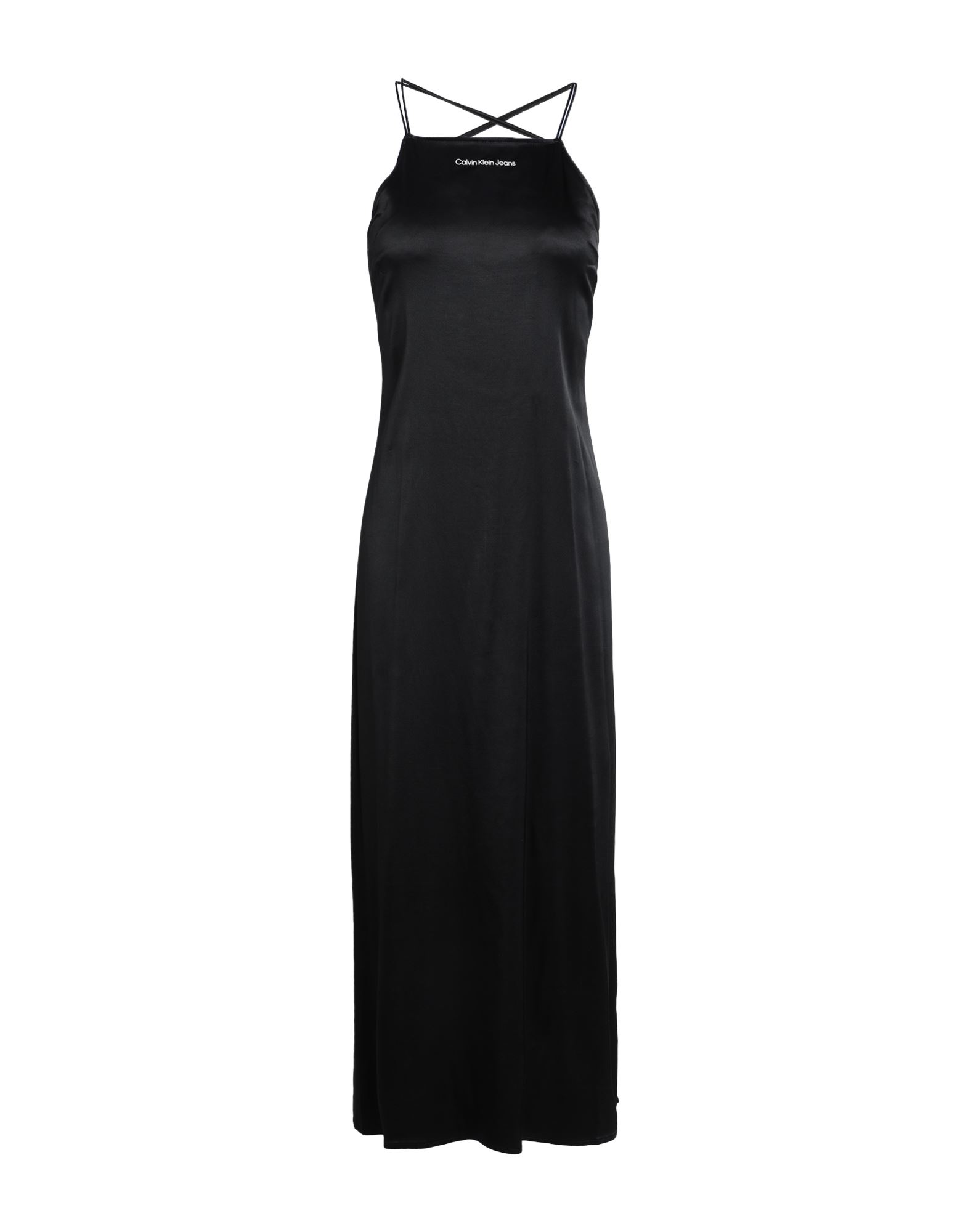 CALVIN KLEIN JEANS Midi-kleid Damen Schwarz CALVIN KLEIN JEANS Midi-kleid Damen Schwarz von CALVIN KLEIN JEANS