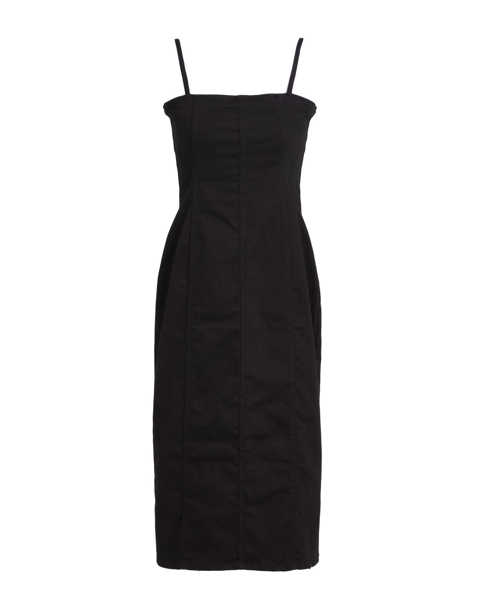 CALVIN KLEIN JEANS Midi-kleid Damen Schwarz CALVIN KLEIN JEANS Midi-kleid Damen Schwarz von CALVIN KLEIN JEANS