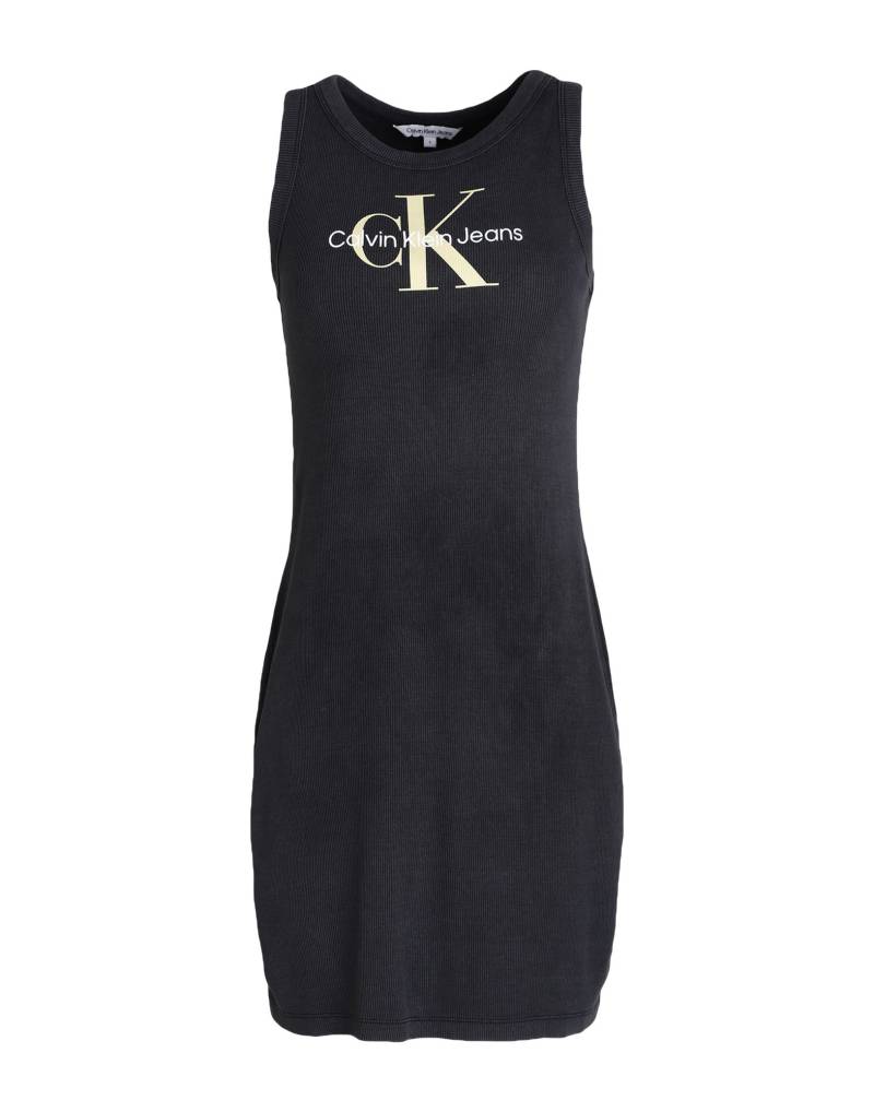 CALVIN KLEIN JEANS Mini-kleid Damen Braungrau von CALVIN KLEIN JEANS