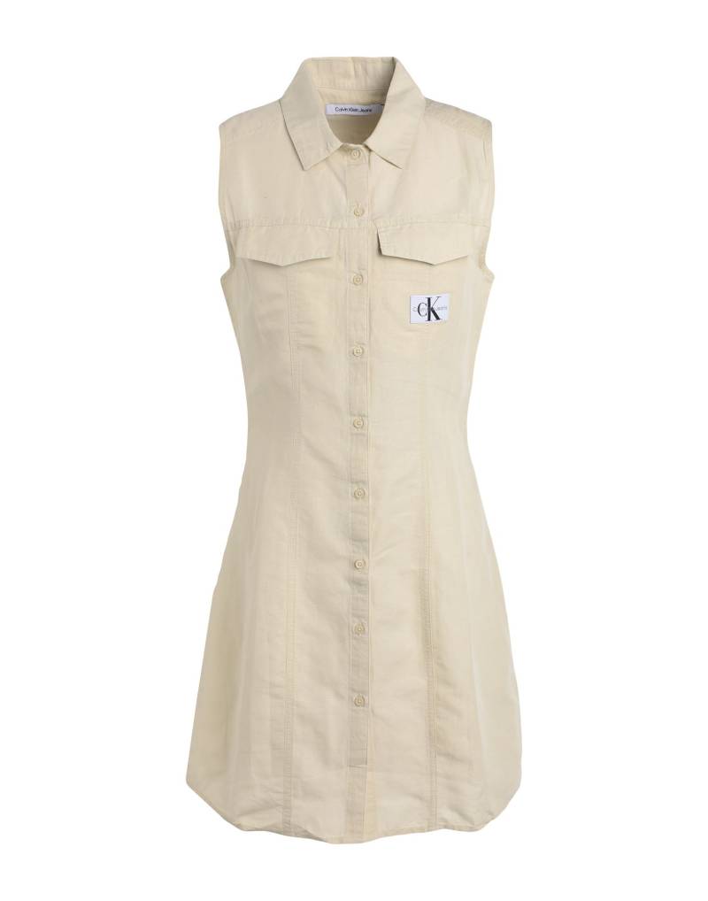 CALVIN KLEIN JEANS Mini-kleid Damen Salbeigrün von CALVIN KLEIN JEANS
