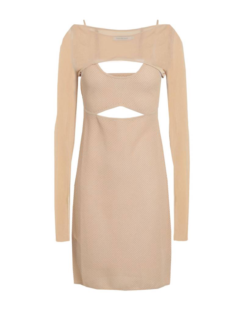CALVIN KLEIN JEANS Mini-kleid Damen Sand von CALVIN KLEIN JEANS