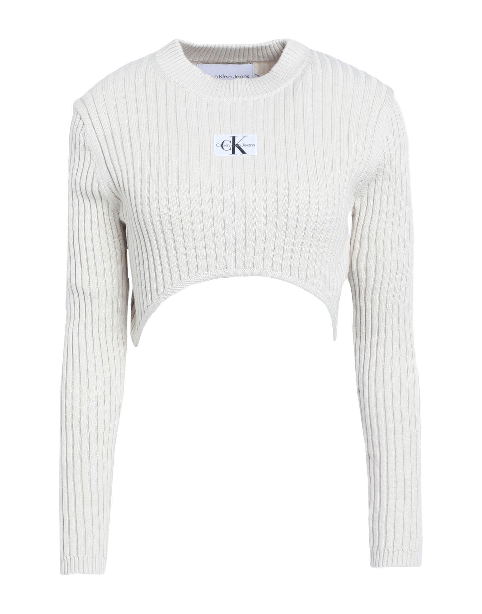 CALVIN KLEIN JEANS Pullover Damen Elfenbein von CALVIN KLEIN JEANS